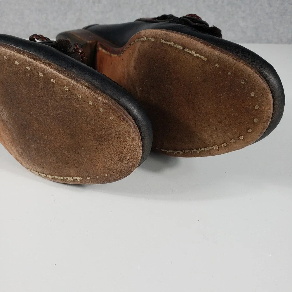 Allen Edmonds Mens‎ Loafers 7 D Black Leather Tassel Dress Shoes Business Casual